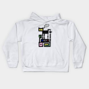 Horny Urban Cat Kids Hoodie